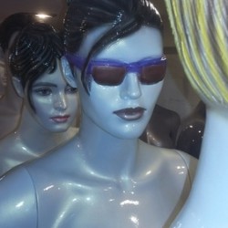 Face Mannequin With Glass